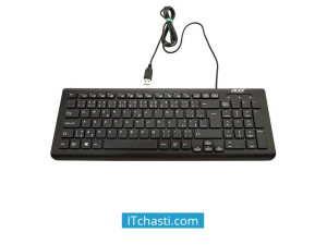 Клавиатура за компютър Acer SK-9626 Черна с Кирилица USB (втора употреба)